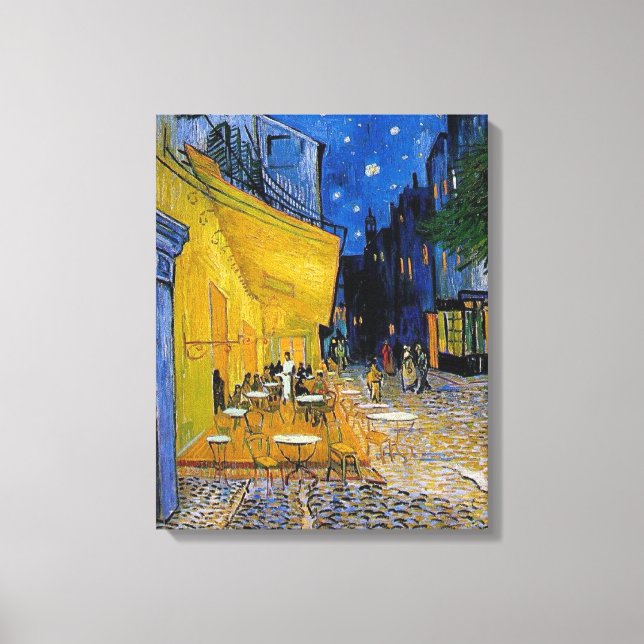 Van Gogh - The Cafe Terrace Canvas Print (Front)