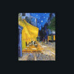 Van Gogh - The Cafe Terrace Canvas Print<br><div class="desc">Vincent van Gogh - The Cafe Terrace on the Place du Forum,  Arles</div>