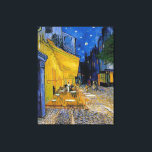 Van Gogh - The Cafe Terrace Canvas Print<br><div class="desc">Vincent van Gogh - The Cafe Terrace on the Place du Forum,  Arles</div>