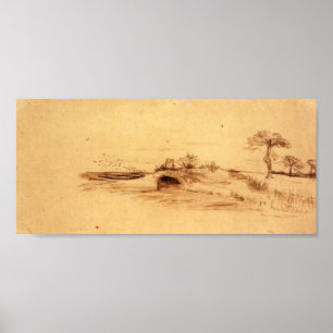 Van Gogh - The Cave of Machpelah Poster