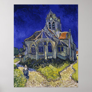 Van Gogh - The Church In Auvers-Sur-Oise Poster