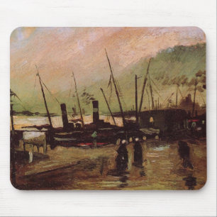 Van Gogh The De Ruijterkade in Amsterdam Mouse Mat