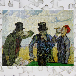 Van Gogh; The Drinkers, Vintage Post Impressionism Jigsaw Puzzle