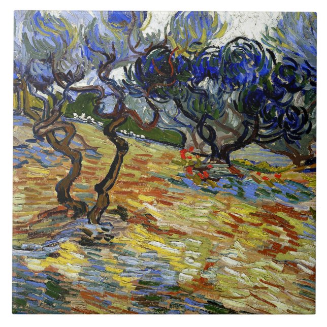 Van Gogh - The Garden of Gethsemane Tile (Front)