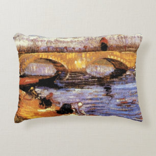 Van Gogh - The Gleize Bridge Decorative Cushion