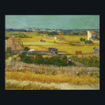 Van Gogh - The Harvest Poster<br><div class="desc">The Harvest by Vincent Van Gogh. For more poster-ready images from Zedign Art Series Book 37 "Vincent Van Gogh - Paintings & Drawings Vol 2",  visit https://books.zedign.com/zas/37.html</div>