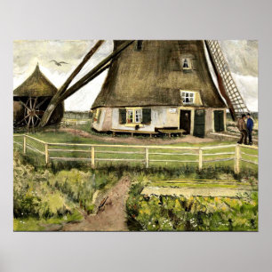 Van Gogh - The Laakmolen near The Hague Poster