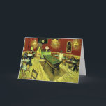 Van Gogh - The Night Cafe Card<br><div class="desc">The Night Cafe,  famous painting by Vincent van Gogh</div>