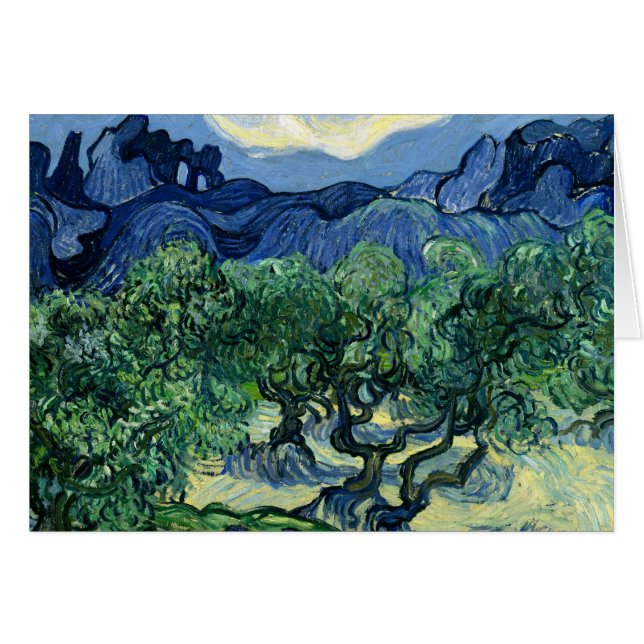 Van Gogh The Olive Trees Landscape Painting (Front Horizontal)