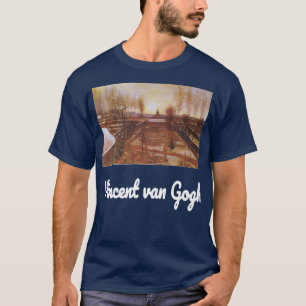 Van Gogh The Parsonage Garden at Nuenen in the Sn T-Shirt