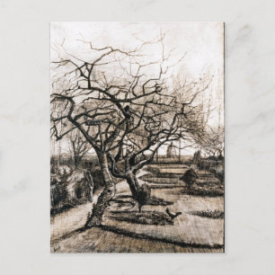 van Gogh The Parsonage Garden at Nuenen in Winter Postcard