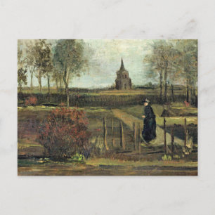 Van Gogh - The Parsonage Garden at Nuenen Postcard