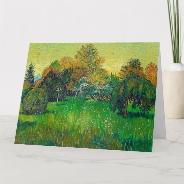 Van Gogh - The Poet's Garden Card (Front)