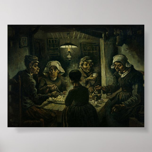 Van Gogh The Potato Eater  Poster (Front)