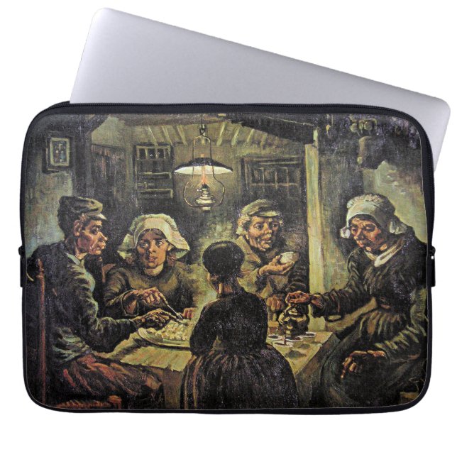 Van Gogh - The Potato Eaters Laptop Sleeve (Front)