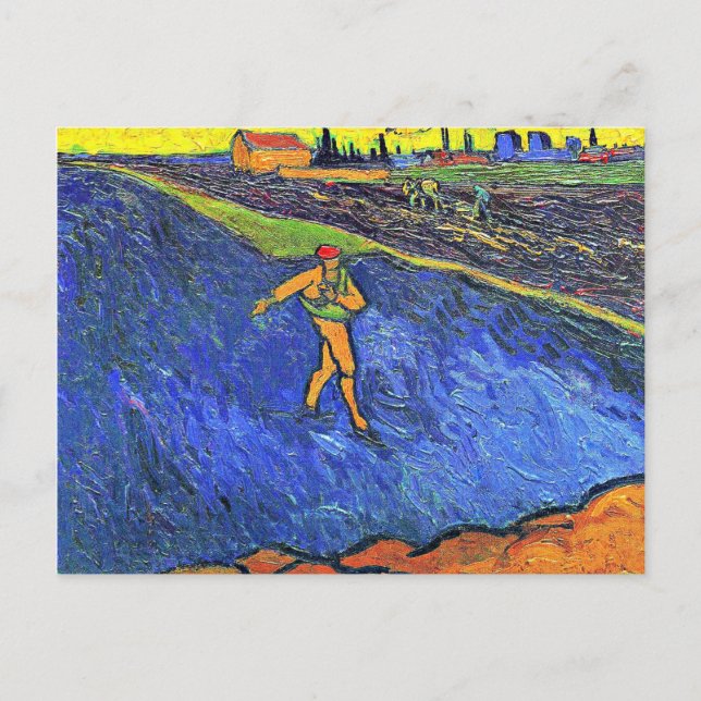 Van Gogh - The Sower Outskirts of Arles Postcard (Front)