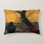 Van Gogh; The Sower, Vintage Peasant Farmer Decorative Cushion<br><div class="desc">The Sower by Vincent van Gogh is a vintage fine art post impressionism daily life portrait painting featuring a peasant farmer planting seeds in the fields on his farm at sunrise. About the artist: Vincent Willem van Gogh was a Post Impressionist painter whose work was most noteable for its rough...</div>