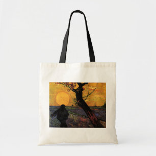 Van Gogh; The Sower, Vintage Peasant Farmer Tote Bag