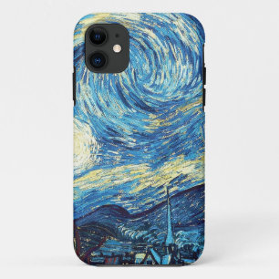 van gogh the starry night 1889 Vintage Art iPhone 11 Case