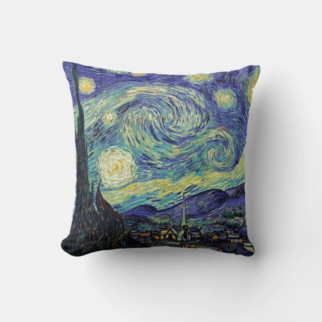 Van Gogh The Starry Night Pillow (Front)
