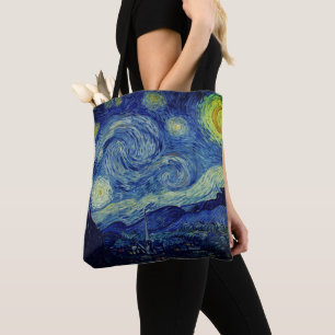 Van Gogh - The Starry Night Shopping Tote Bag