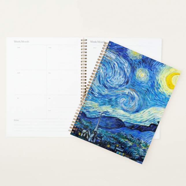 Van Gogh The Starry Night Week/monthly Planner (Display)