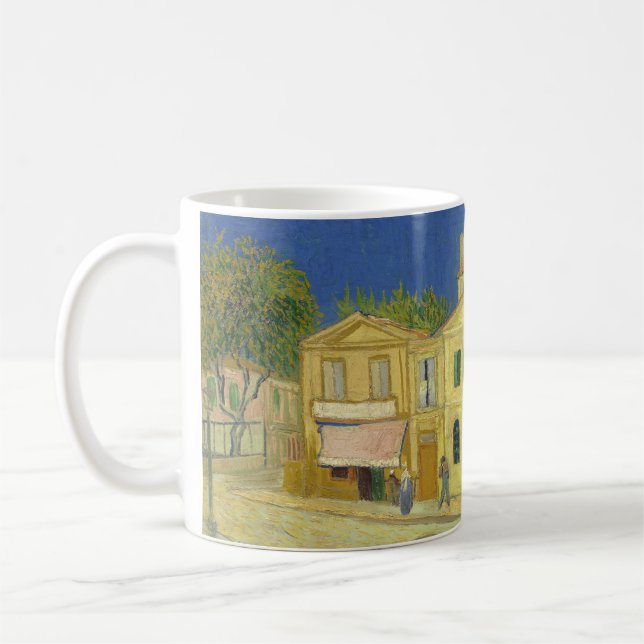Van Gogh | The Yellow House | 1888 Coffee Mug (Left)