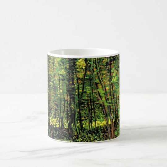 Van Gogh Trees and Undergrowth, Vintage Fine Art Coffee Mug
