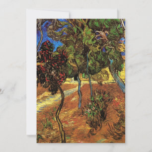 Van Gogh Trees in the Garden, Saint Paul Hospital