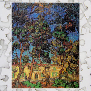 Van Gogh Trees in the Garden, Saint Paul Hospital Jigsaw Puzzle