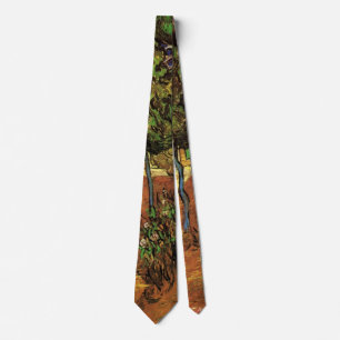 Van Gogh Trees in the Garden, Saint Paul Hospital Tie