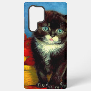 Van Gogh Tuxedo Cat  Samsung Galaxy Case