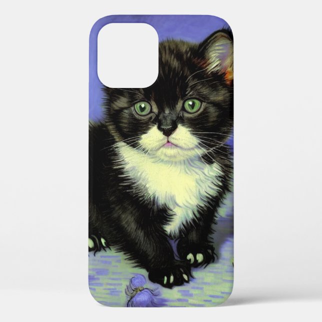 Van Gogh Tuxedo Kitten Case-Mate iPhone Case (Back)