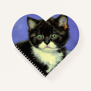 Van Gogh Tuxedo Kitten Notebook