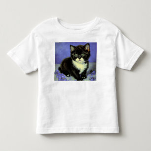 Van Gogh Tuxedo Kitten Toddler T-Shirt