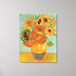 Van Gogh - Twelve Sunflowers Canvas Print