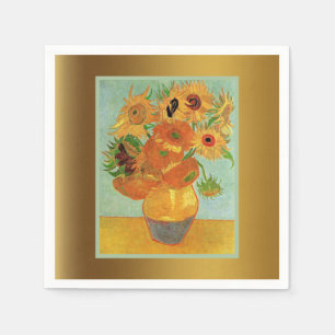 Van Gogh - Twelve Sunflowers Napkin