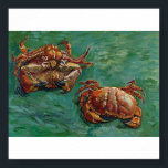 Van Gogh - Two Crabs Poster<br><div class="desc">This animal masterpiece, titled Two Crabs is made by the famous artist, Vincent van Gogh using oil on canvas. It falls under the Post-Impressionism style and was complete by van gogh in 1889. Vincent van Gogh was a Dutch post-Impressionist painter whose work, notable for its rough beauty, emotional honesty and...</div>