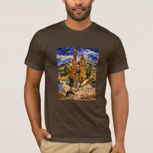 Van Gogh - Two Poplars on a Hill T-Shirt