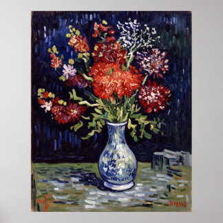 Van Gogh Vase of Flowers Poster