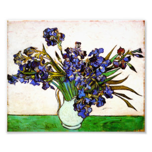 Van Gogh Vase of Irises Print
