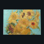 Van Gogh - Vase with 12 Sunflowers Doormat<br><div class="desc">Vase with Twelve Sunflowers / Vase avec douze tournesols - Vincent Van Gogh,  January 1889 - Sunflowers 1889 repetition of third version (F455)</div>