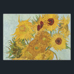 Van Gogh - Vase with 12 Sunflowers Wrapping Paper Sheet<br><div class="desc">Vase with Twelve Sunflowers / Vase avec douze tournesols - Vincent Van Gogh,  August 1888 - Sunflowers 1888 third version (F456)</div>
