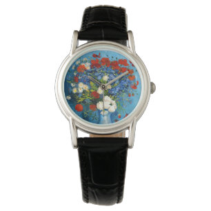 Van Gogh Vase with Cornflowers and Poppies Watch