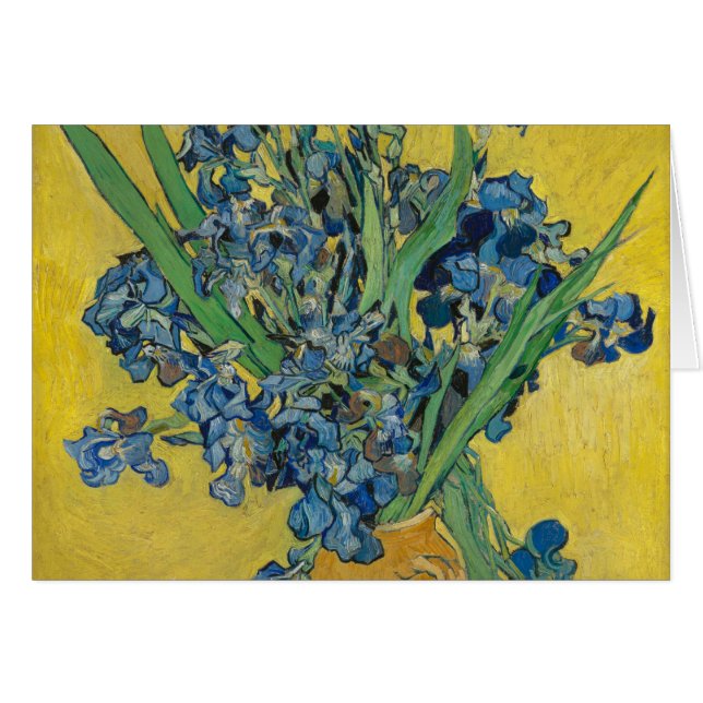 Van Gogh Vase with Irises Classic Impressionism (Front Horizontal)