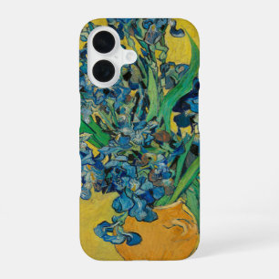 Van Gogh Vase with Irises Classic Impressionism iPhone 16 Case