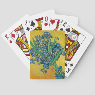 Van Gogh Vase with Irises Classic Impressionism Playing Cards