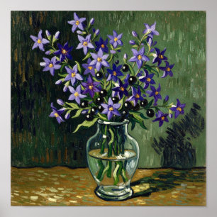 Van Gogh Vase with Nightshade Poster