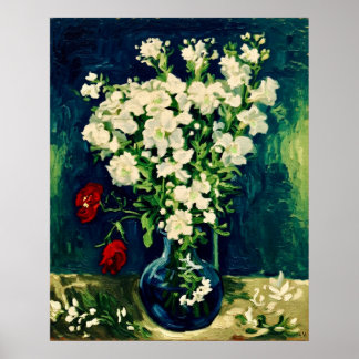 Van Gogh Vase with Viscaria Poster