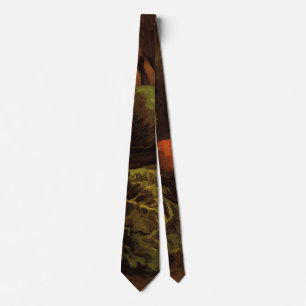 Van Gogh Vegetables Fruit, Vintage Still Life Art Tie